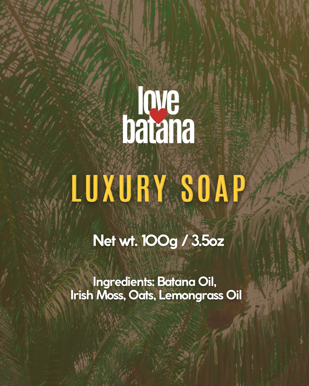 LUXURY SOAP - OAT + LEMONGRASS