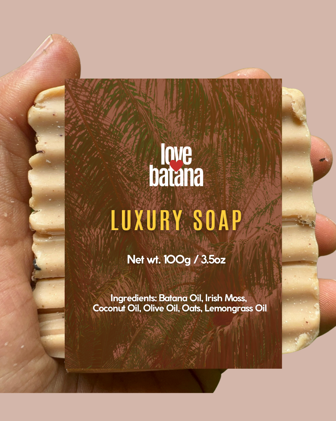 LUXURY SOAP -  OLIVE + LEMONGRASS